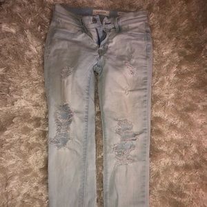 Light Blue Rip Jeans